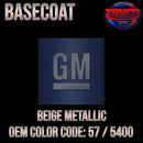 GM BEIGE METALLIC OEM BASECOAT