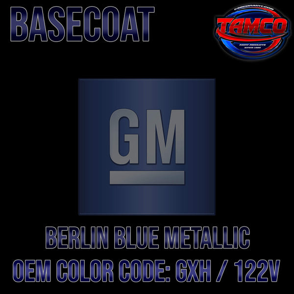 GM BERLIN BLUE METALLIC OEM BASECOAT