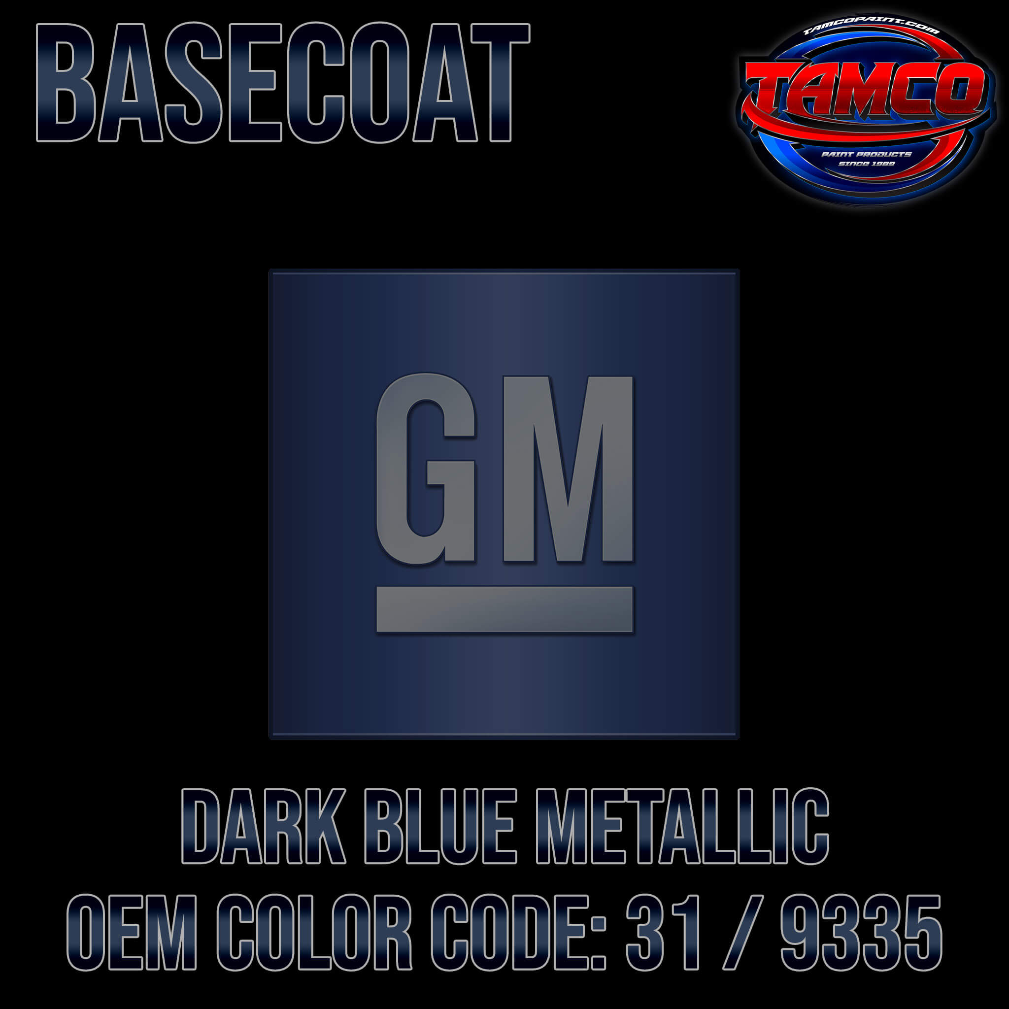 Dark Blue OEM Basecoat