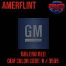 Tamco Paint GM Bolero Red OEM Color Code: R / 3595 Amerflint