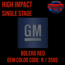 Tamco Paint GM Bolero Red OEM Color Code: R / 3595 High Impact SS
