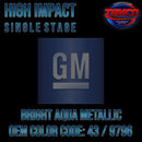GM Bright Aqua Metallic