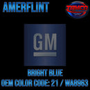 Bright Blue OEM Amerflint II Singlestage