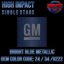 GM Bright Blue Metallic