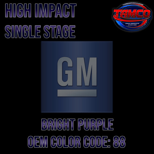 GM Bright Purple | 88 | 1997-2000 | OEM High Impact Series Single Stage