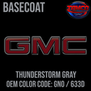 Tamco Paint GMC Thunderstorm Gray OEM Color Code: GNO / 633D Basecoat