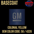 Colonial Yellow OEM Basecoat