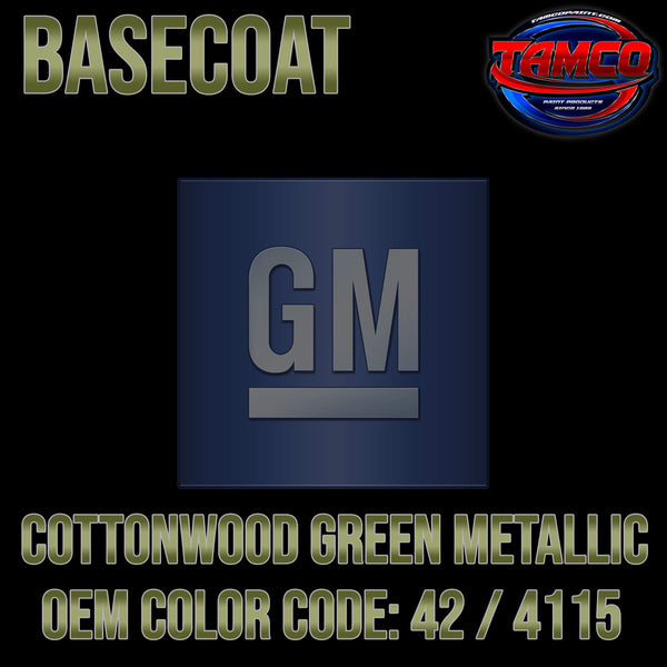 Cottonwood Green OEM Basecoat