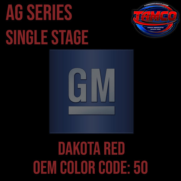 GM Dakota Red | 50 | 1957-1966 | OEM AG Series Single Stage