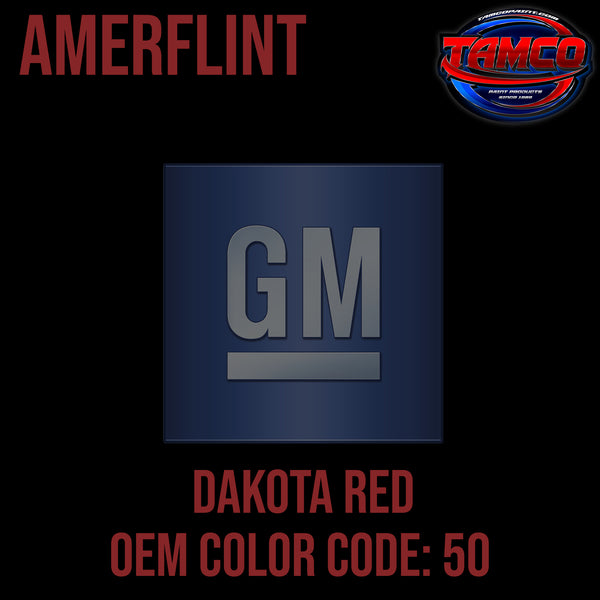 GM Dakota Red | 50 | 1957-1966 | OEM Amerflint II Series Single Stage