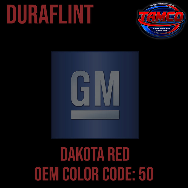 GM Dakota Red | 50 | 1957-1966 | OEM DuraFlint Series Single Stage