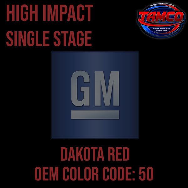 GM Dakota Red | 50 | 1957-1966 | OEM High Impact Series Single Stage