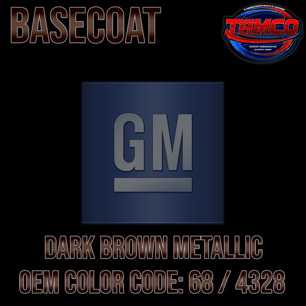 GM Dark Brown Metallic | 68 / 4328 | 1973-1974 | OEM Basecoat
