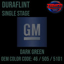 GM Dark Green | 46 / 505 / 5101 | 1959-1976  | OEM DuraFlint Series Single Stage
