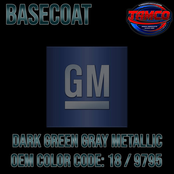 Dark Green Gray OEM Basecoat