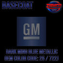 Dark Ming Blue OEM Basecoat