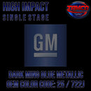 GM Dark Ming Blue Metallic 