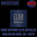 Dark Sapphire Blue OEM Basecoat