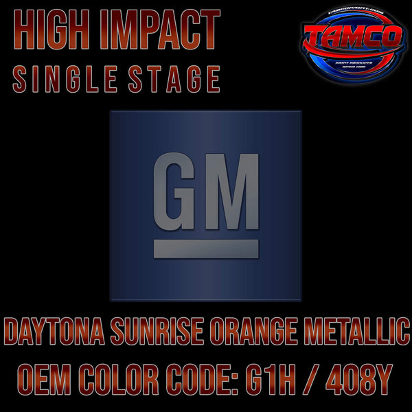 GM Daytona Sunrise Orange Metallic