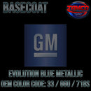 Evolution Blue OEM Basecoat