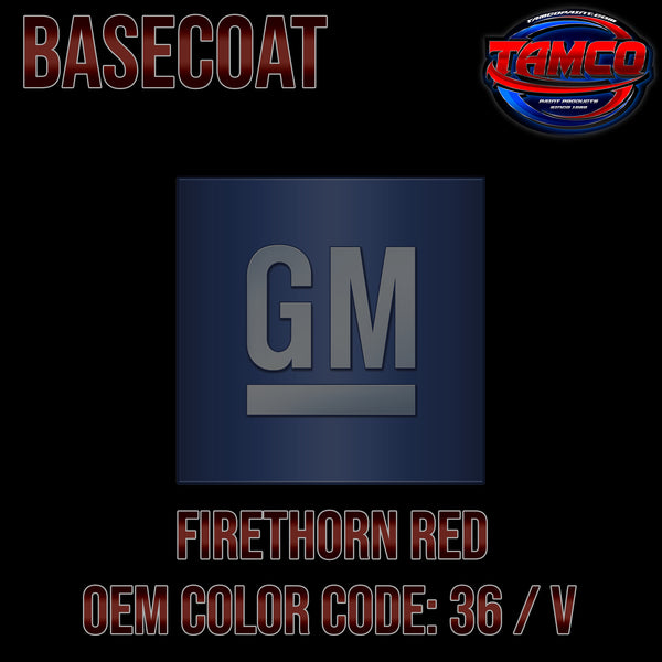 GM Firethorn Red | 36 | 1975-1977 | OEM Basecoat