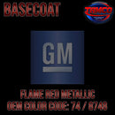 GM Flame Red Metallic OEM Basecoat