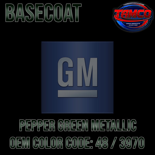 GM Forest Green Metallic | 48 / 3970 | 1970 | OEM Basecoat
