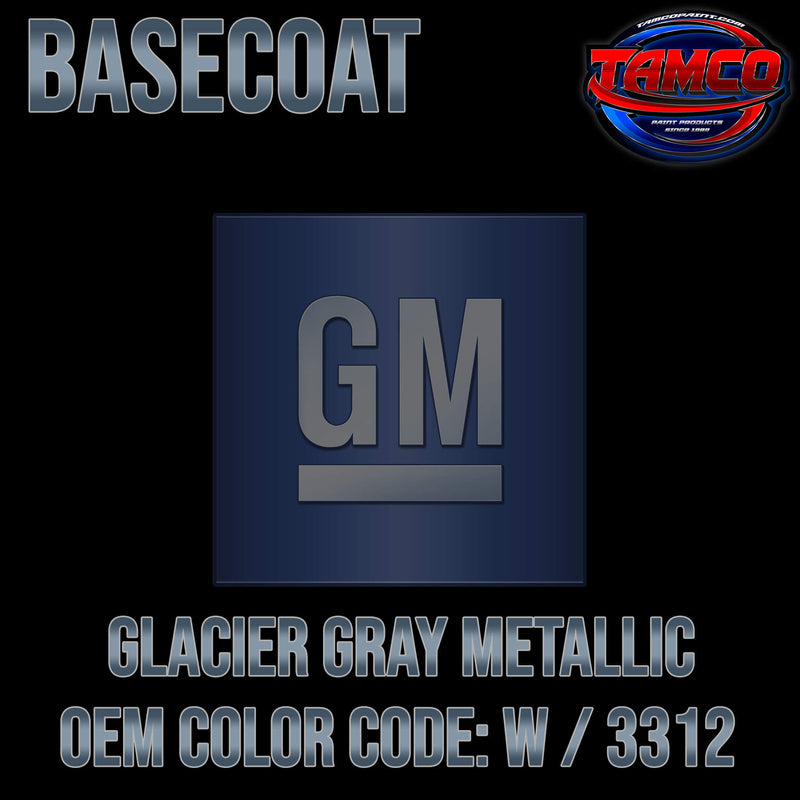 GM Glacier Gray Metallic OEM Basecoat