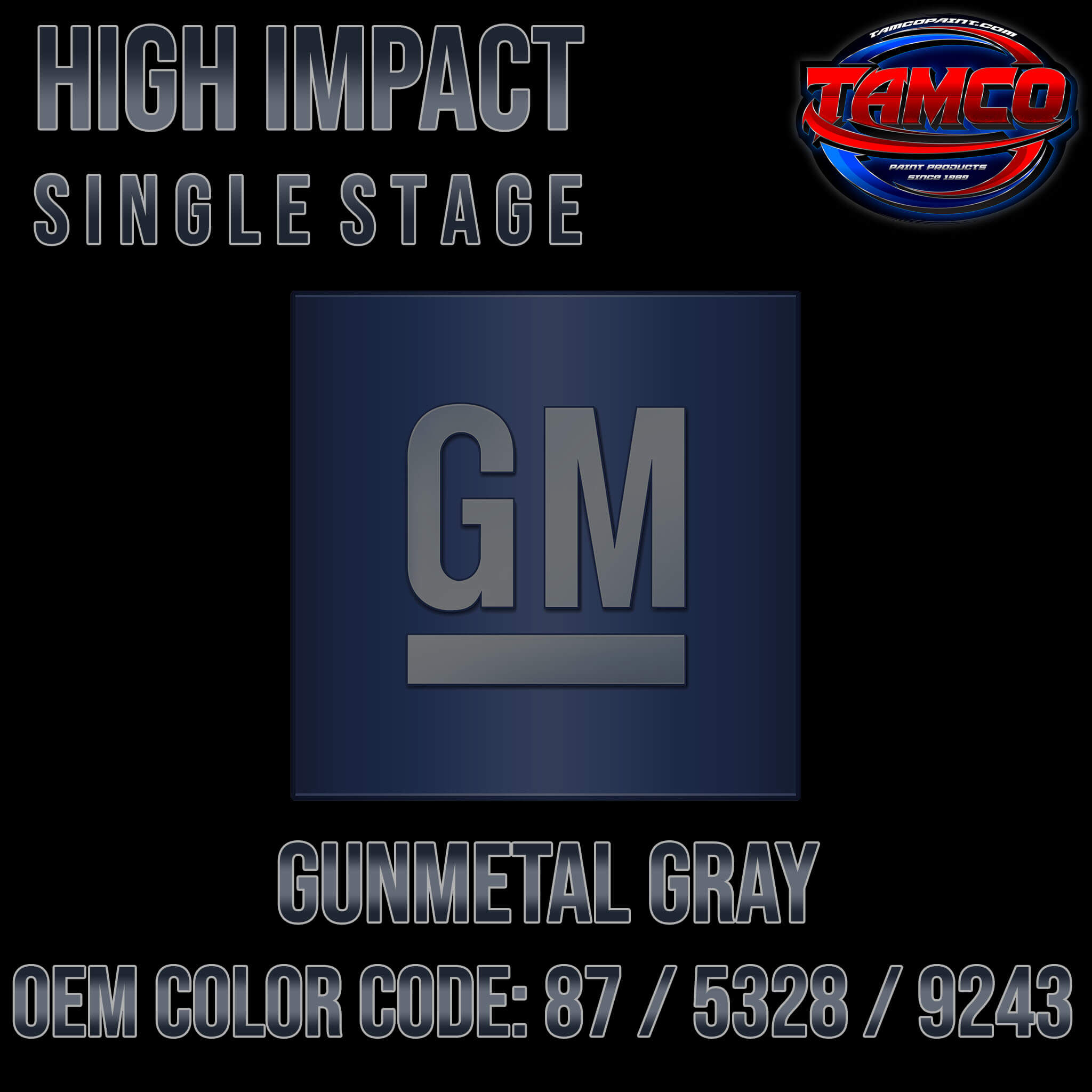 GM Gunmetal Gray