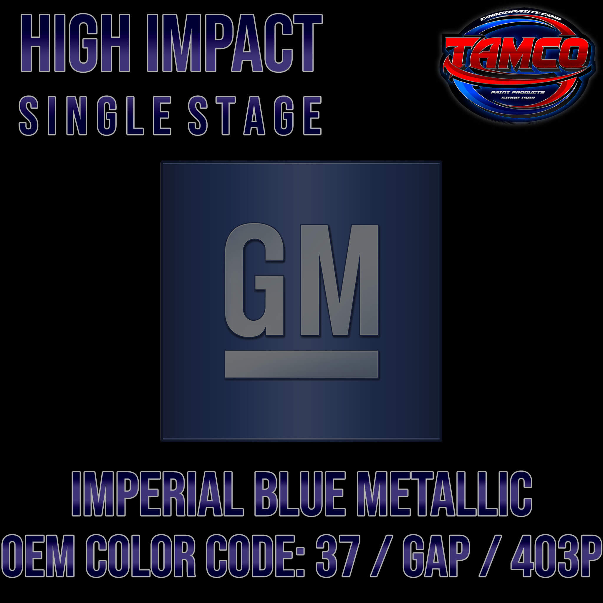 GM Imperial Blue Metallic