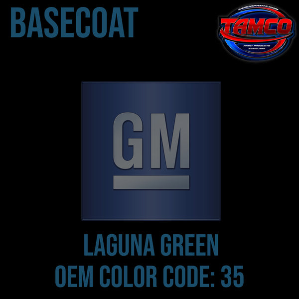GM Laguna Green | 35 | 1997-2001 | OEM Basecoat