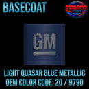 Light Quasar Blue OEM Basecoat