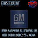 Light Sapphire Blue OEM Basecoat