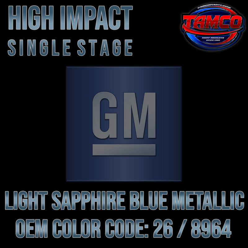 GM Light Sapphire Blue Metallic