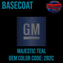 GM Majestic Teal | 282C | 1997-1998 | OEM Basecoat