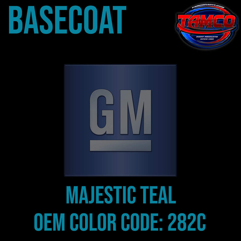 GM Majestic Teal | 282C | 1997-1998 | OEM Basecoat