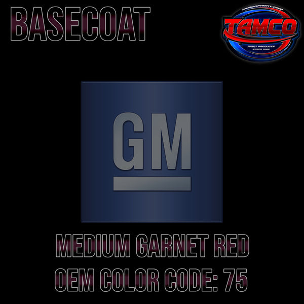 GM Medium Garnet Red | 75 | 1987-1989 | OEM Basecoat