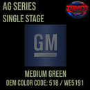 Tamco Paint OEM GM Medium Green Color Code: 518 / WE5191 AG SS