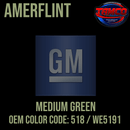 Tamco Paint OEM GM Medium Green Color Code: 518 / WE5191 Amerflint