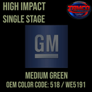 Tamco Paint OEM GM Medium Green Color Code: 518 / WE5191 High Impact SS