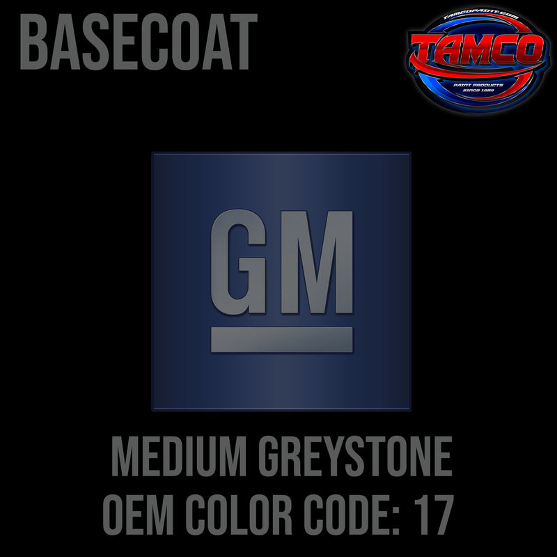 GM Medium Greystone | 17 | 1975-1983 | OEM Basecoat