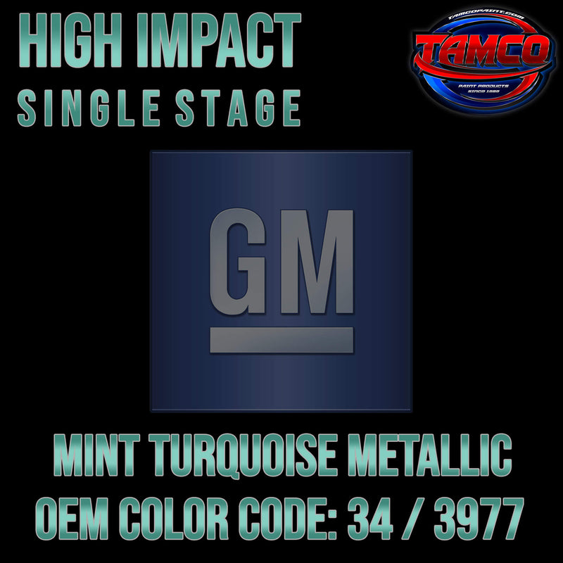 GM Mint Turquoise Metallic