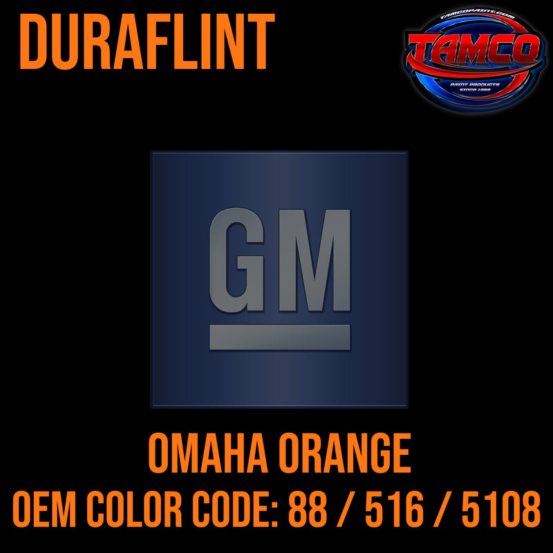 GM Omaha Orange | 516 | 1930-1965 | OEM DuraFlint Series Single Stage