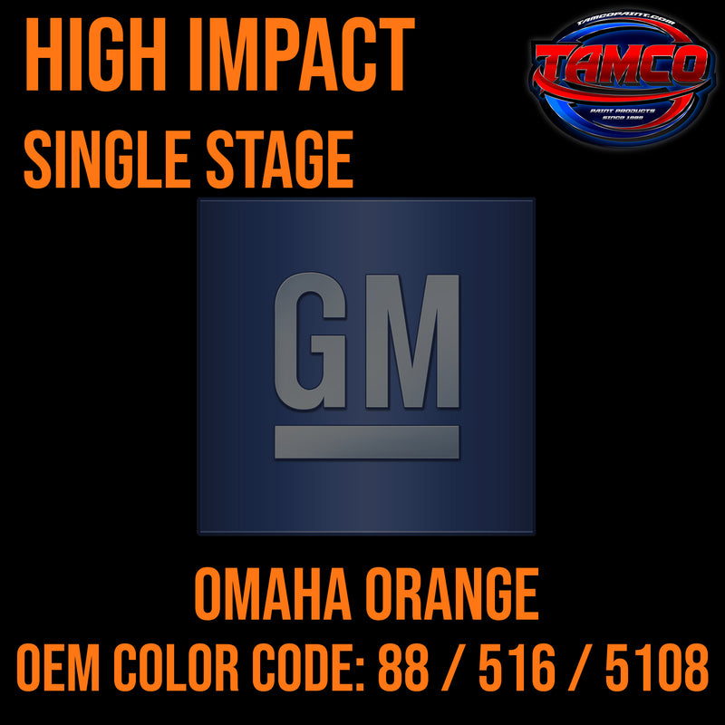 GM Omaha Orange | 516 | 1930-1965 | OEM High Impact Series Single Stage