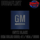 GM Onyx Black | 41 / GBA / 8555 | 1959-2023 | OEM DuraFlint Series Single Stage