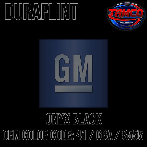 GM Onyx Black | 41 / GBA / 8555 | 1959-2023 | OEM DuraFlint Series Single Stage