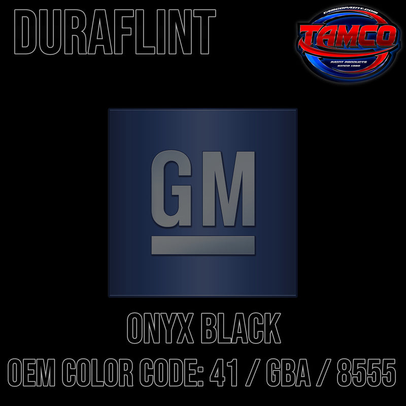 GM Onyx Black | 41 / GBA / 8555 | 1959-2023 | OEM DuraFlint Series Single Stage
