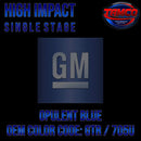 GM Opulent Blue | GTR / 705U | 2012-2023 | OEM High Impact Single Stage