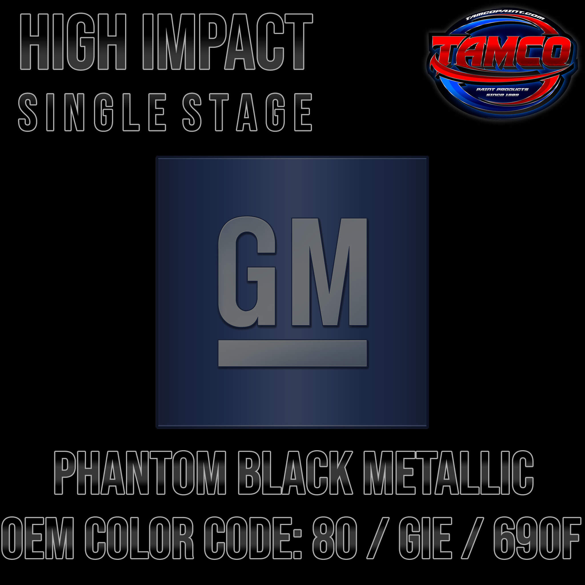 GM Phantom Black Metallic 