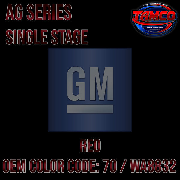 GM Red | 70 / WA8832 | 1986-1991 | OEM AG Series Single Stage